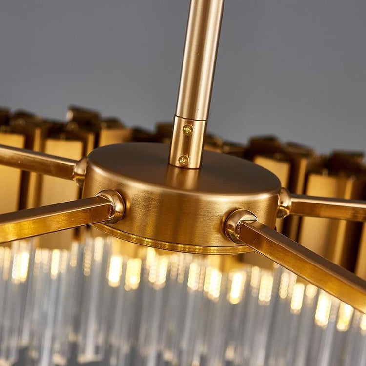 Kubica Round Crystal Chandelier-Vancei