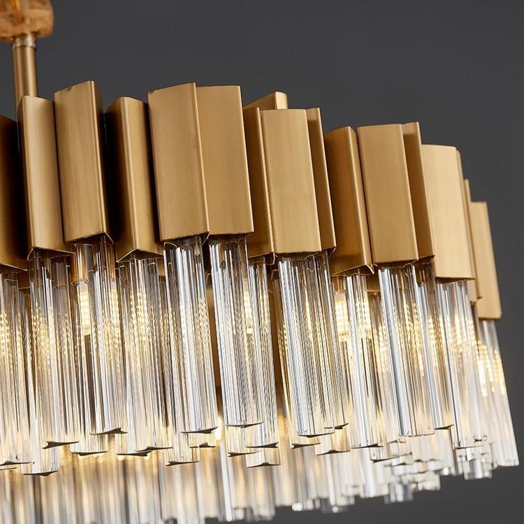 Kubica Round Crystal Chandelier-Vancei