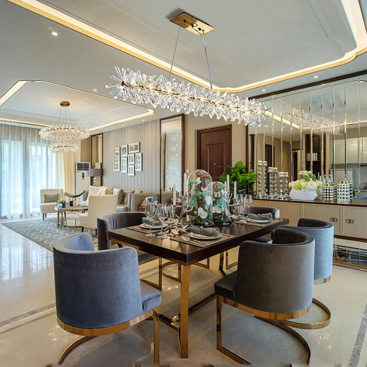 Kylia Long Crystal Chandelier-Vancei