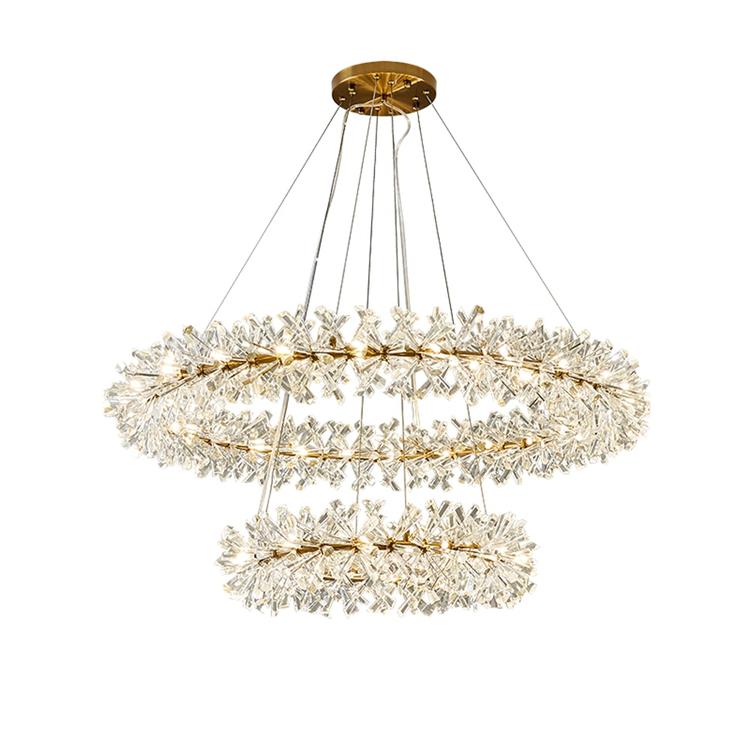 Kylia Ring Crystal Chandelier-Vancei