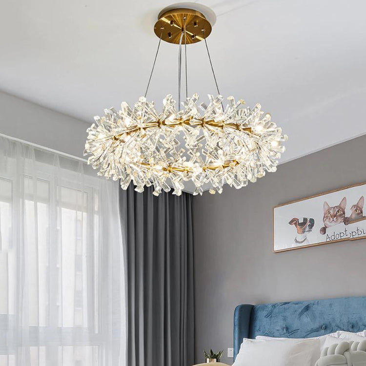 Kylia Ring Crystal Chandelier-Vancei