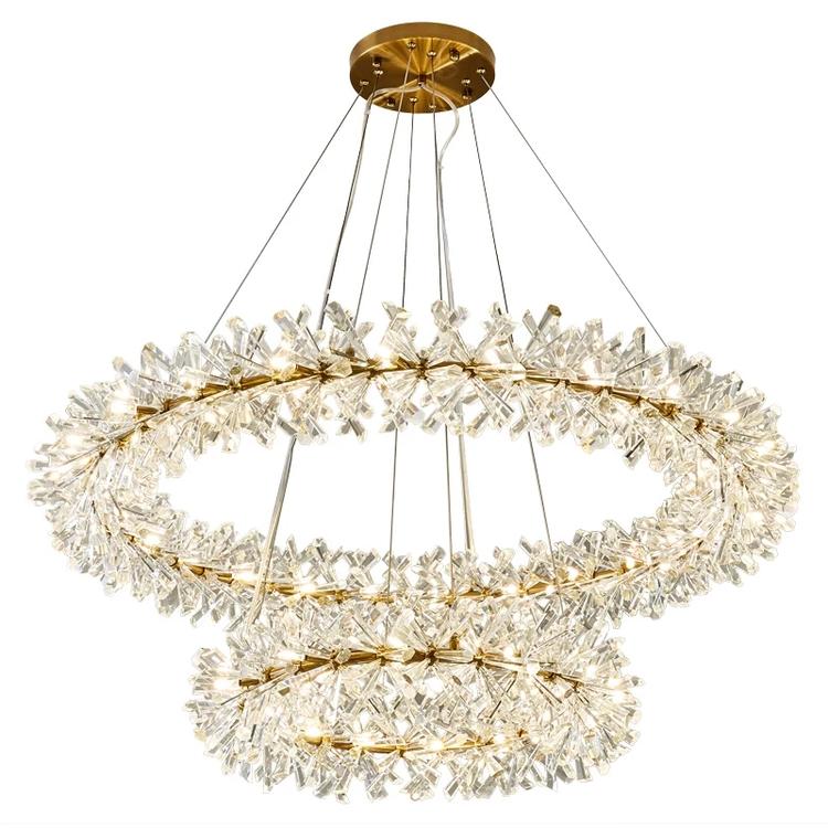 Kylia Ring Crystal Chandelier-Vancei