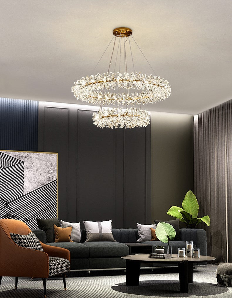 Kily Crystal Round  Chandelier-Vancei