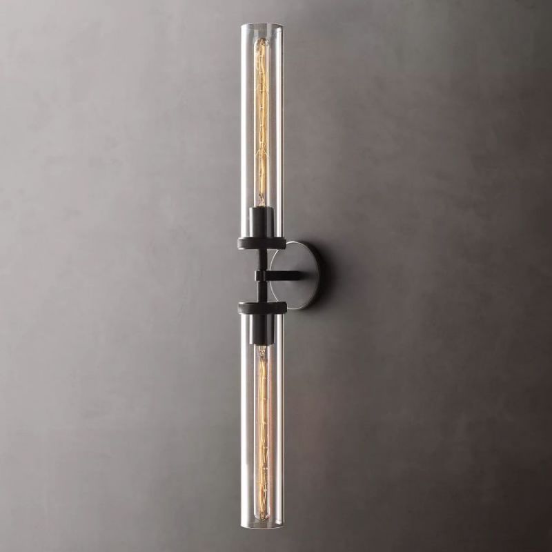 Lambert Knurled Grand Linear Sconce-Vancei