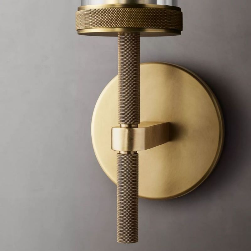 Lambert Knurled Grand Sconce-Vancei
