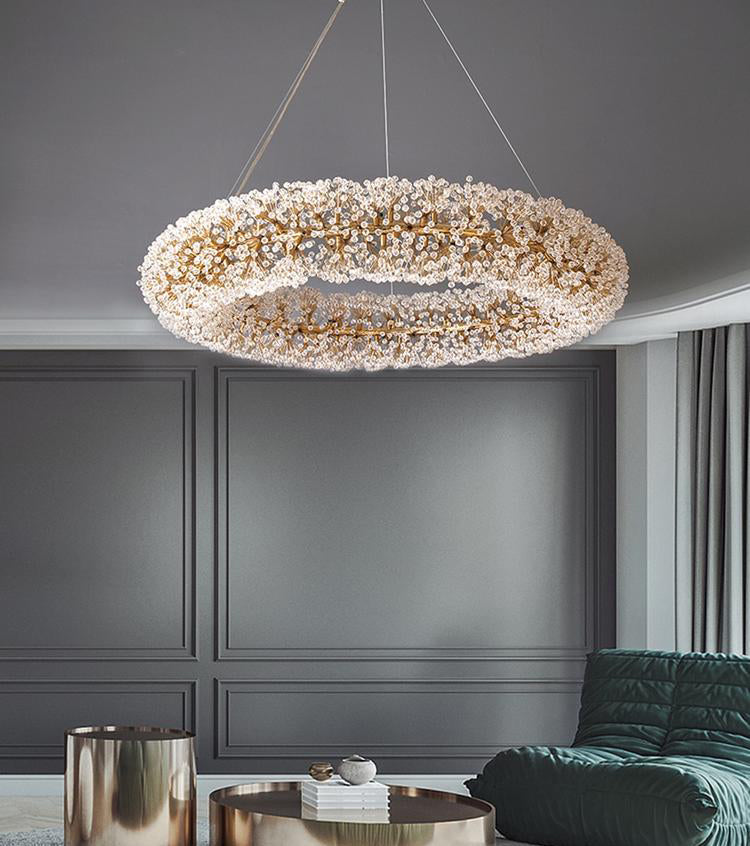 Iissabelle Flower Crystal Chandelier-Vancei