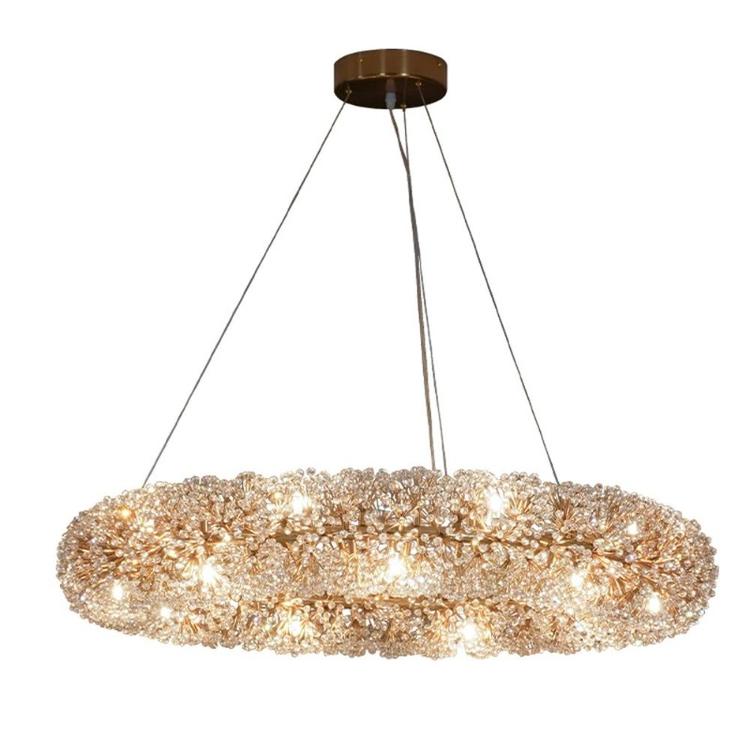 Iissabelle Flower Crystal Chandelier-Vancei
