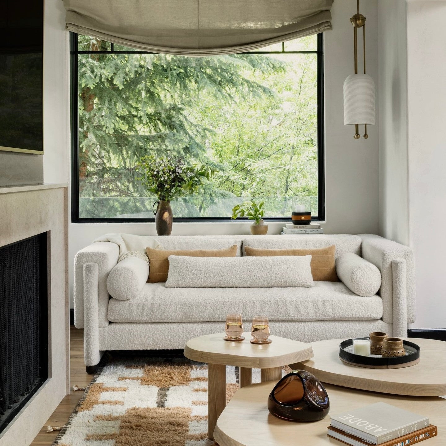 Lantern Glass Pendant Lamp