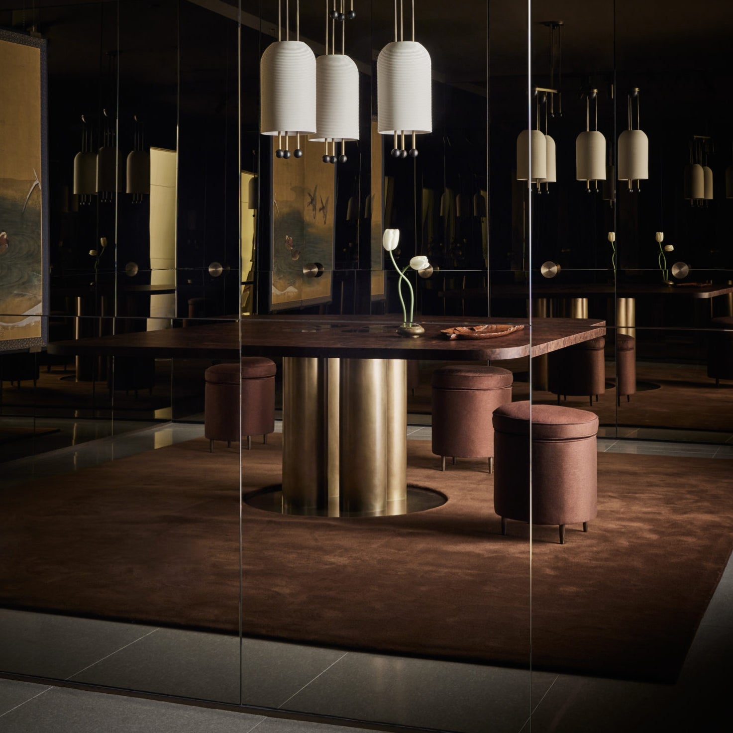 Lantern Glass Pendant Lamp