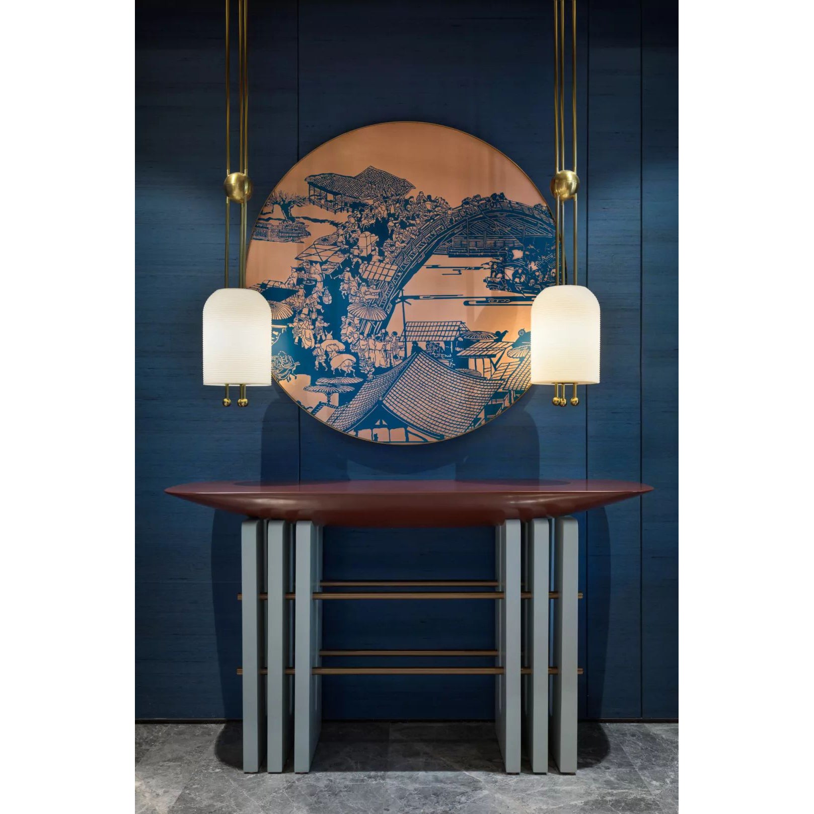 Lantern Glass Pendant Lamp