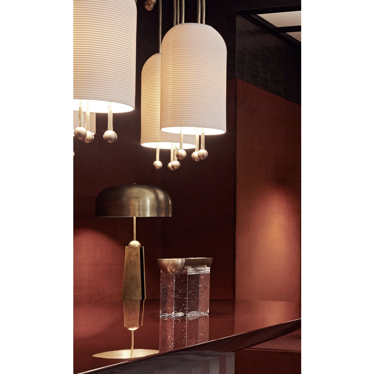 Lantern Glass Pendant Lamp