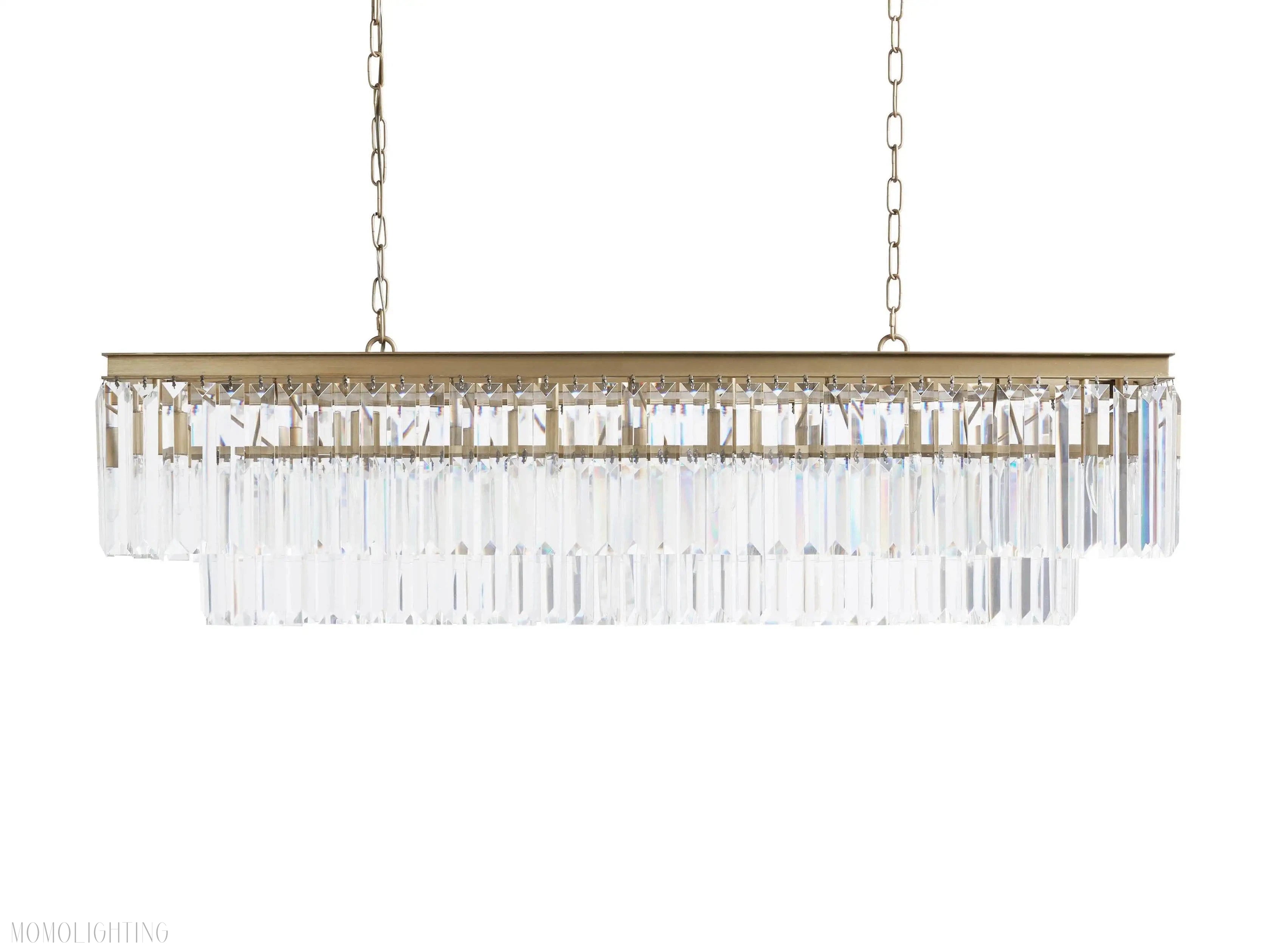 Leyland Tiered Rectangular Chandelier-Vancei