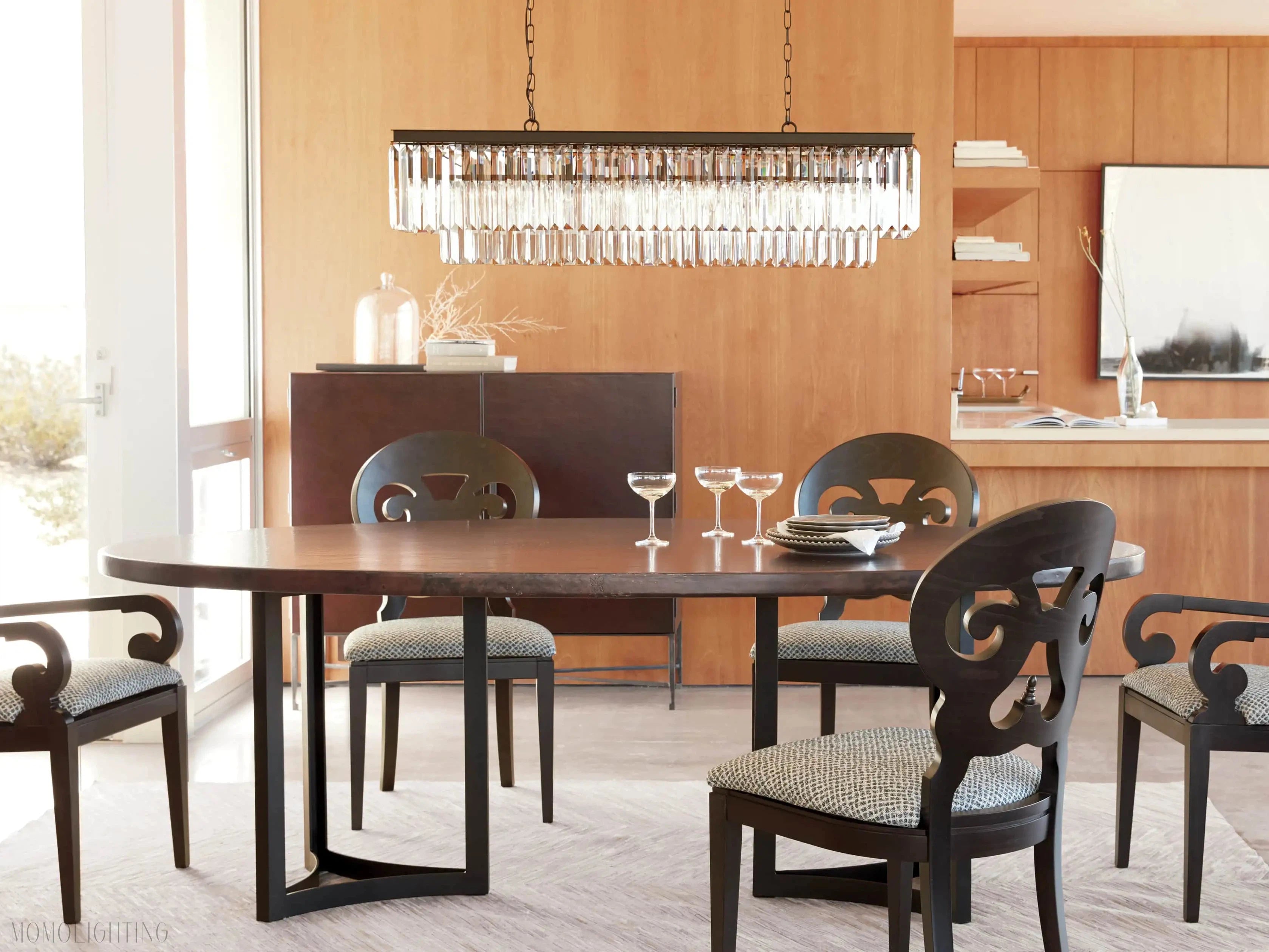 Leyland Tiered Rectangular Chandelier-Vancei