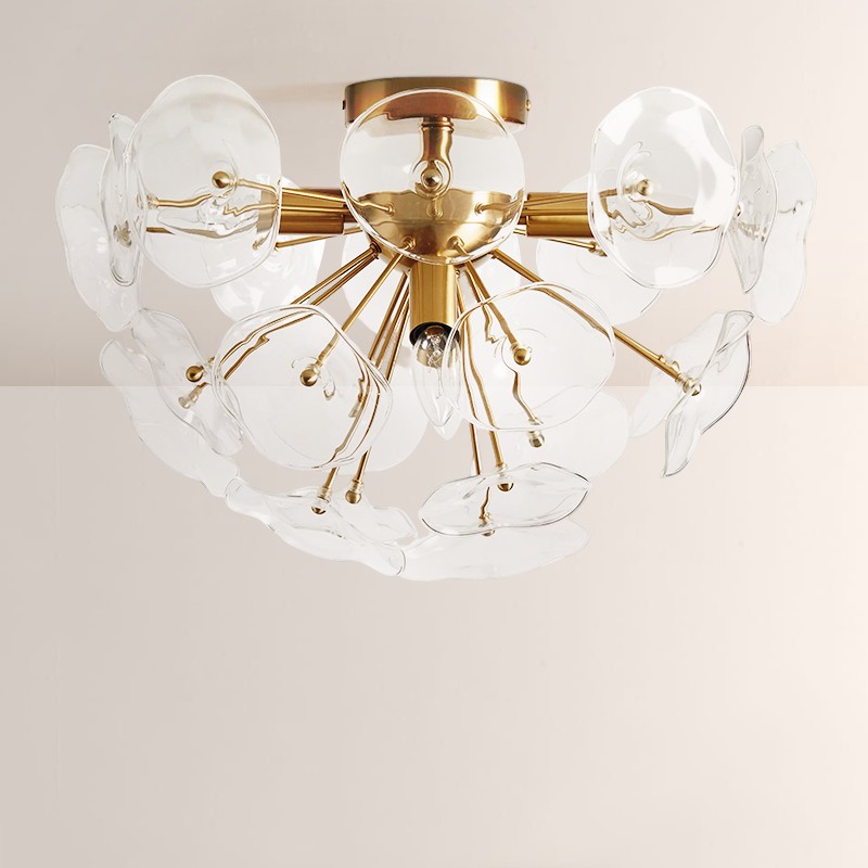 Lili  Glass Flush Mount-Vancei