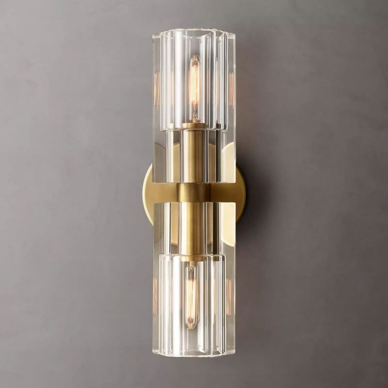 Brach Crystal Linear Sconce-Vancei
