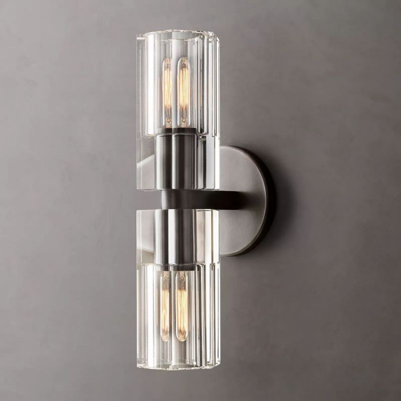 Brach Crystal Linear Sconce-Vancei