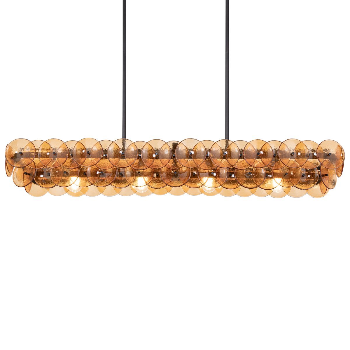 Loren Linear Glass Chandelier