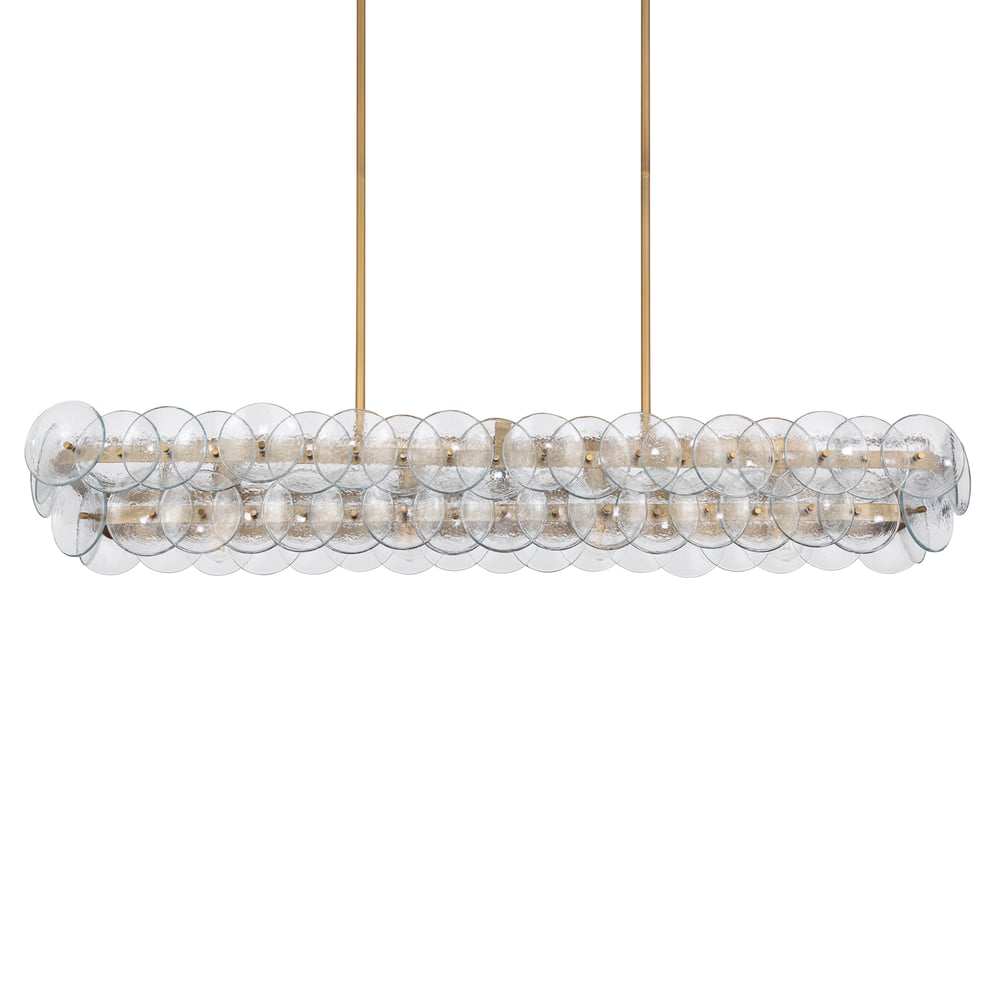 Loren Linear Glass Chandelier