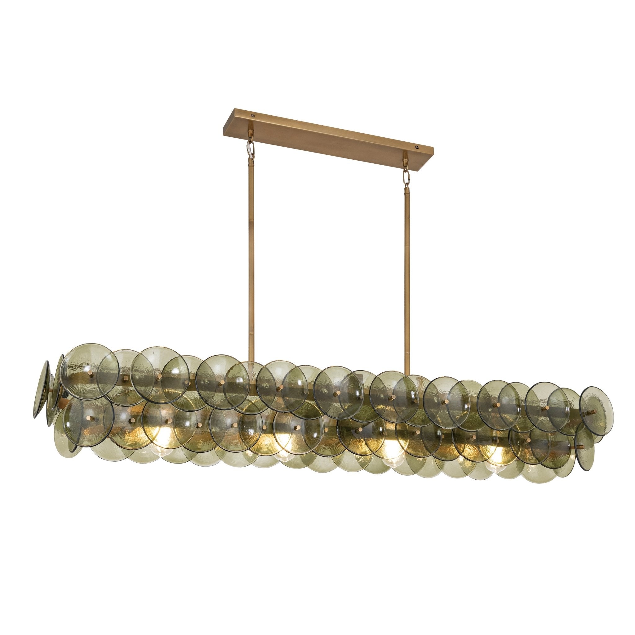 Loren Linear Glass Chandelier