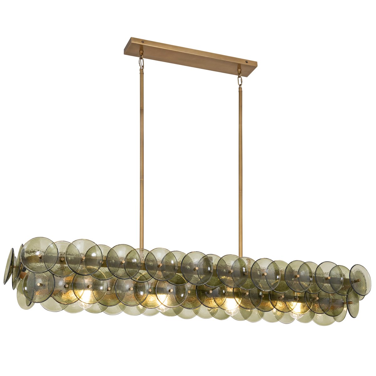 Loren Linear Glass Chandelier