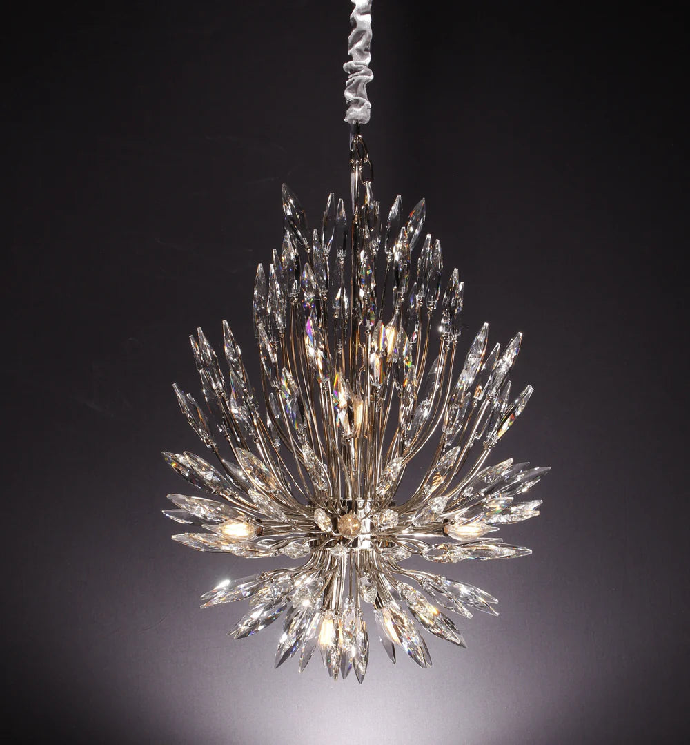 Lily Starburst Crystal Sputnik Chandelier-Vancei