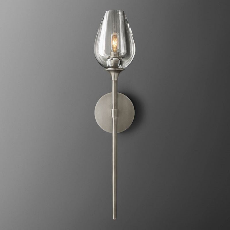 Tulip Glass Grand Wall Sconce-Vancei