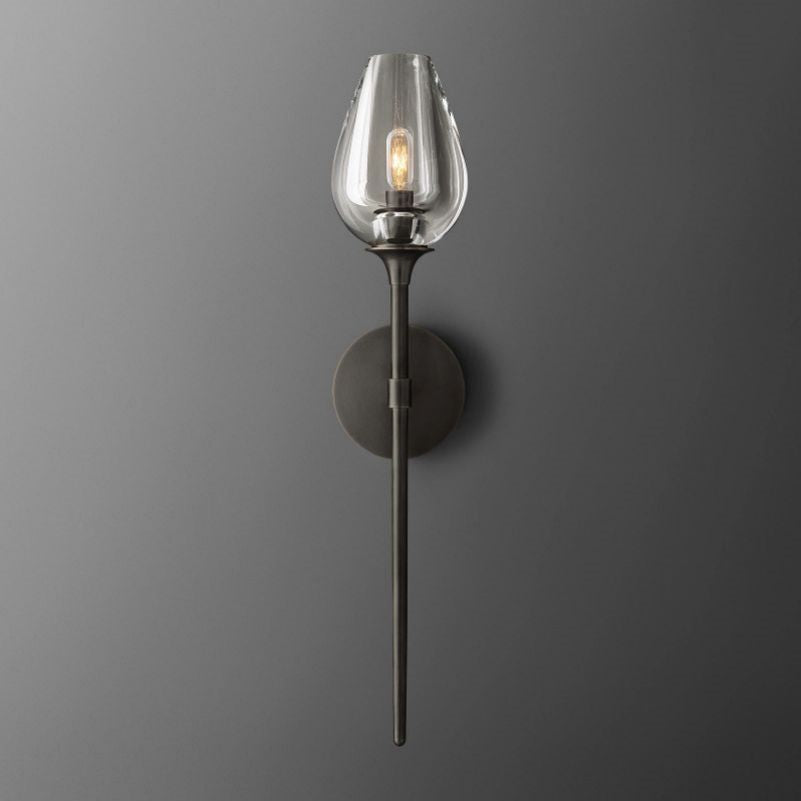 Tulip Glass Grand Wall Sconce-Vancei