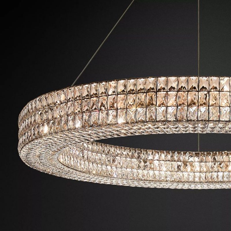 Medicis Crystal Round Chandelier-Vancei