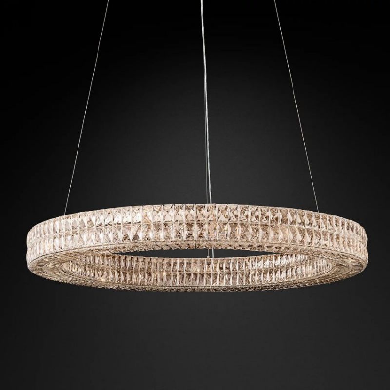 Medicis Crystal Round Chandelier-Vancei