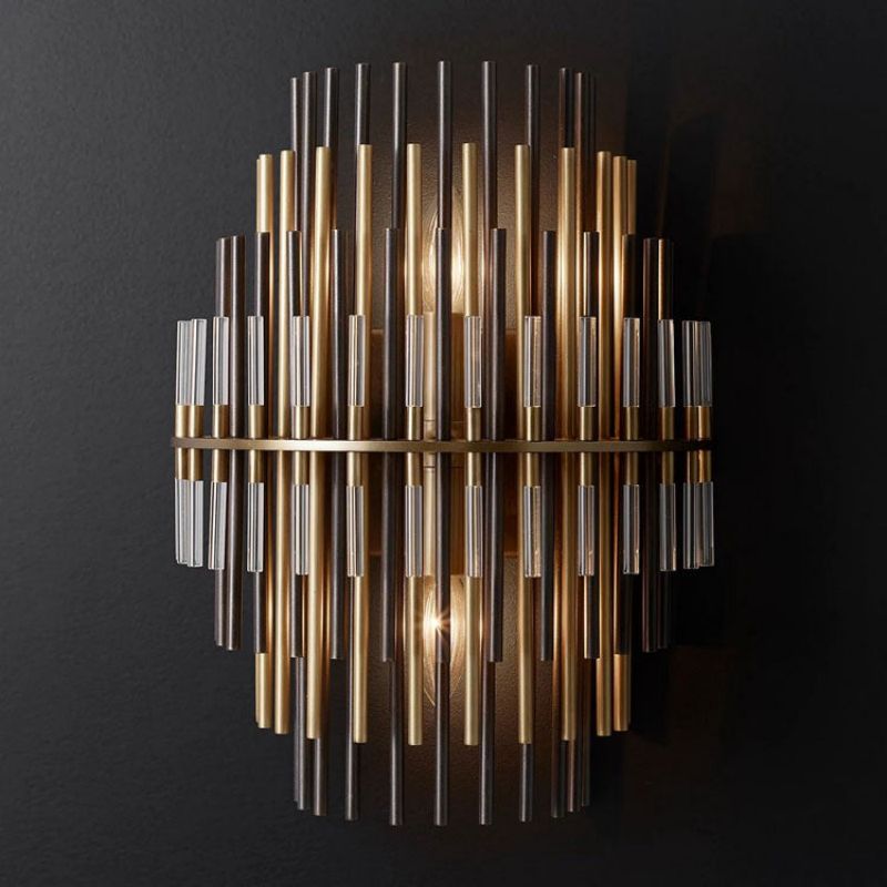 Bossy Industrial Wind Metal Tubes Wall Sconce-Vancei