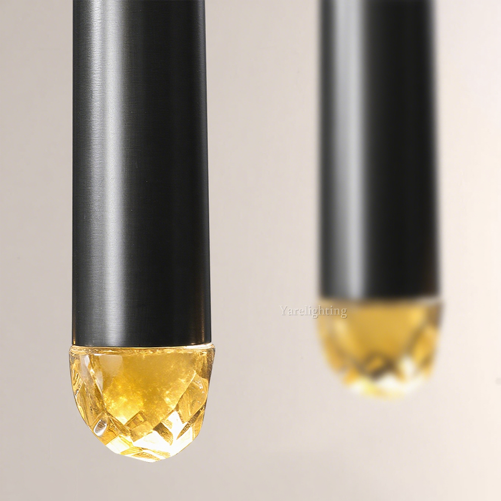 Charlotte Meteor Shower Tubular Linear Chandlier 60"-Vancei