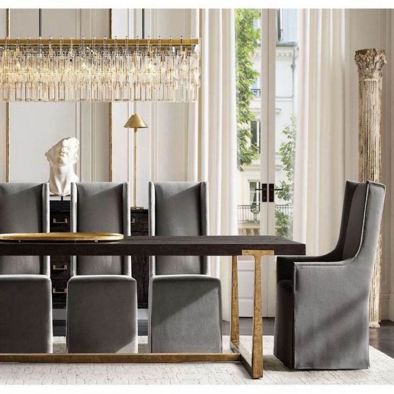 Mia Rectangular Chandelier 60"-Vancei