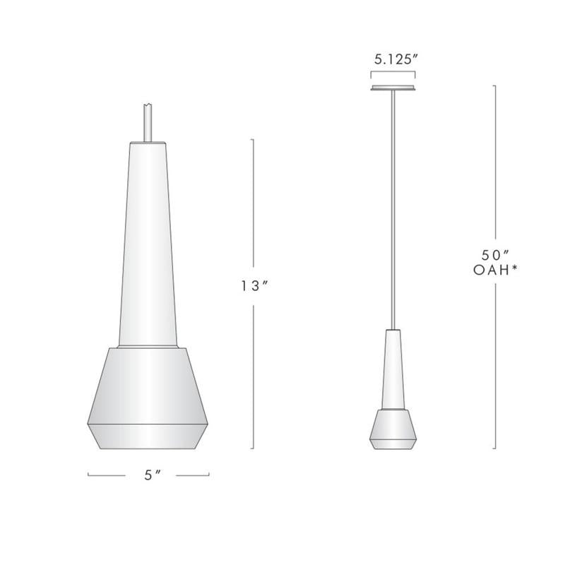 Microphone Lead Crystal Pendant Light-Vancei