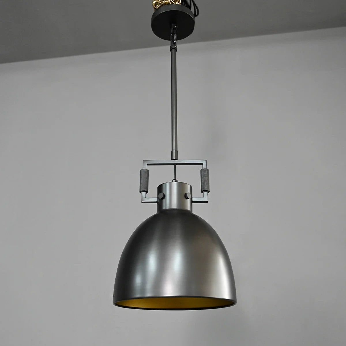 Miranda Brass Cloche Pendant  10″ 14″ 18″-Vancei