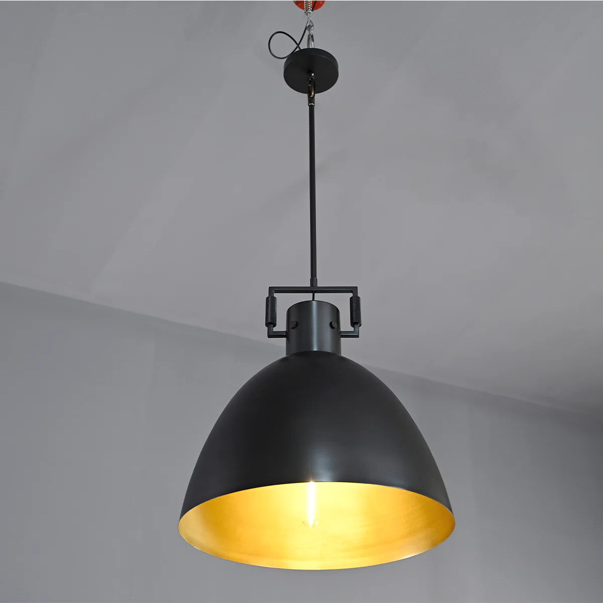 Miranda Brass Cloche Pendant  10″ 14″ 18″-Vancei