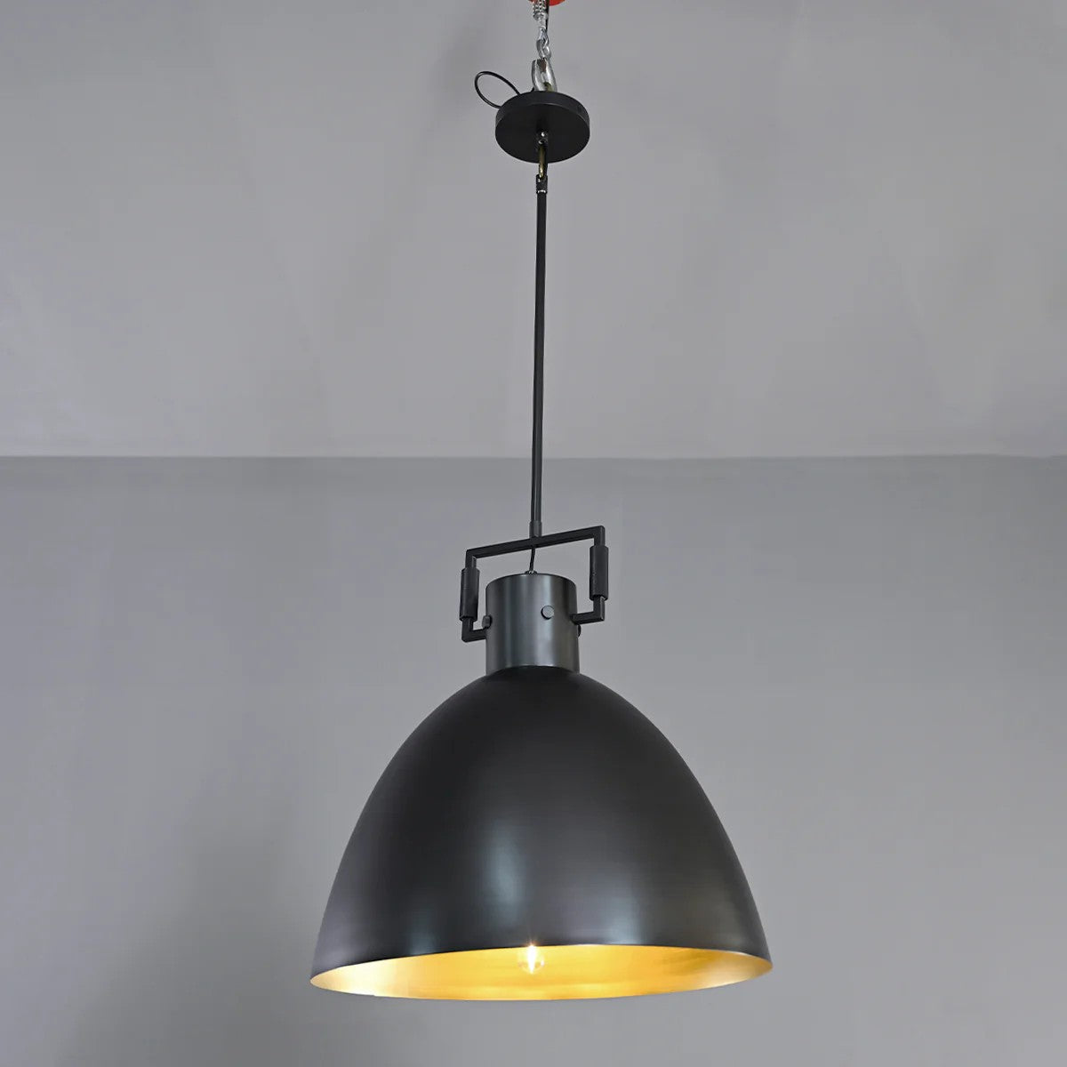 Miranda Brass Cloche Pendant  10″ 14″ 18″-Vancei