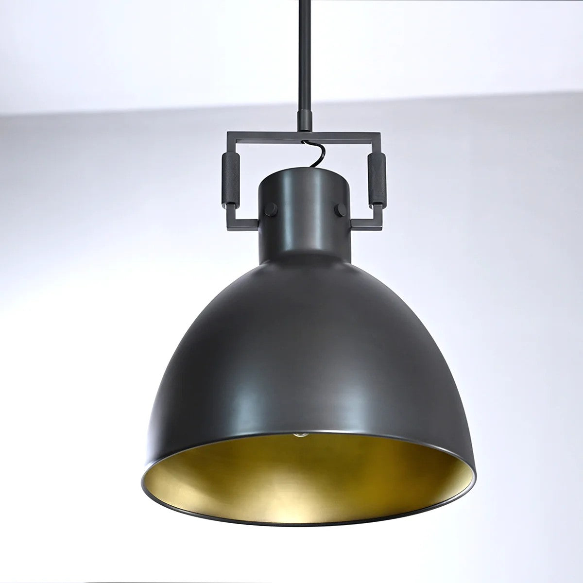 Miranda Brass Cloche Pendant  10″ 14″ 18″-Vancei