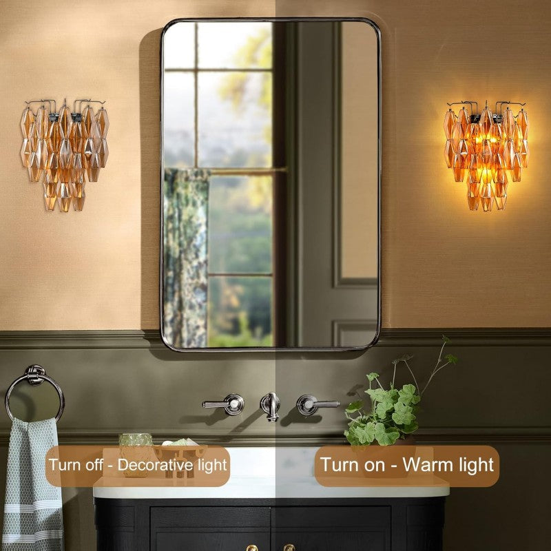 Modern Evelyn Glass Wall Sconce-Vancei