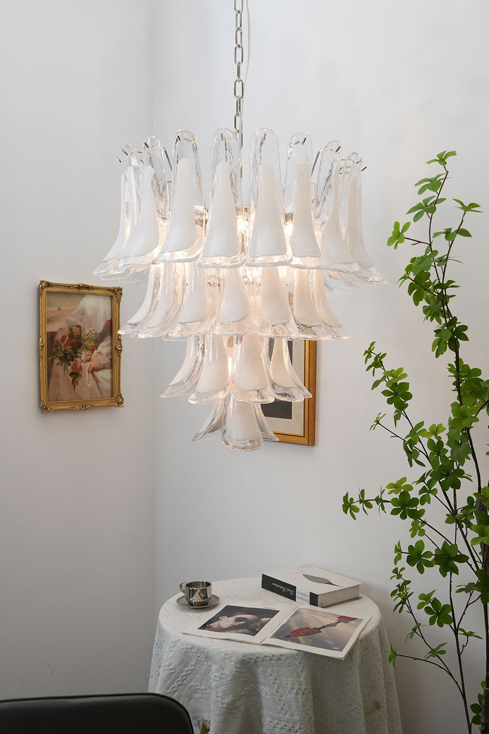 Murano Petals Chandelier