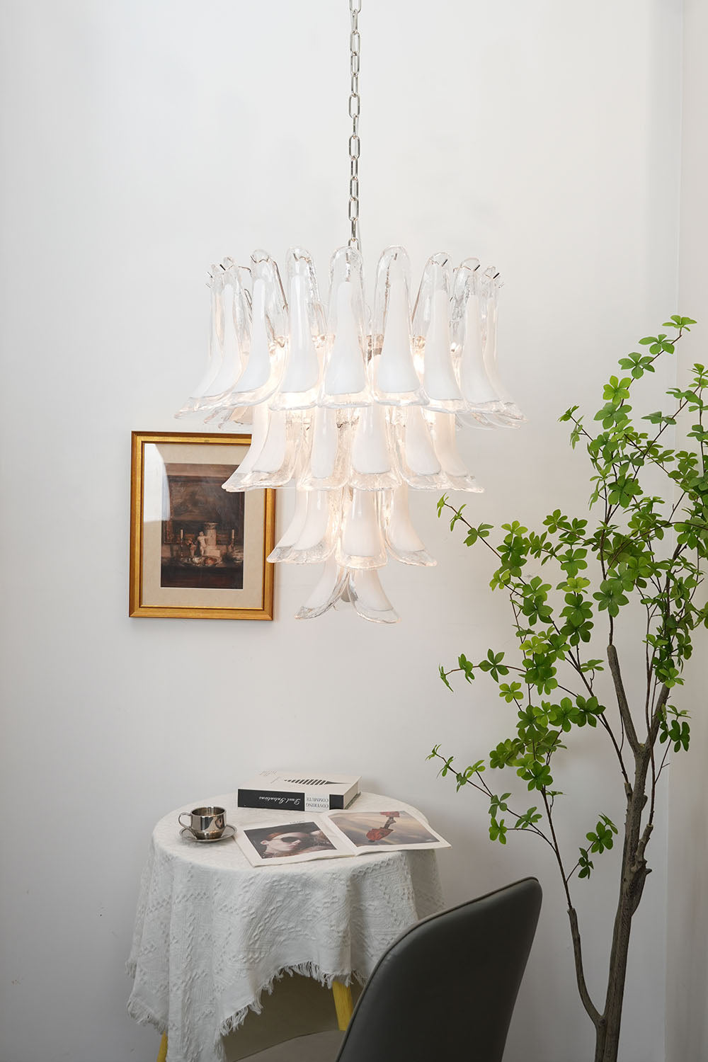 Murano Petals Chandelier
