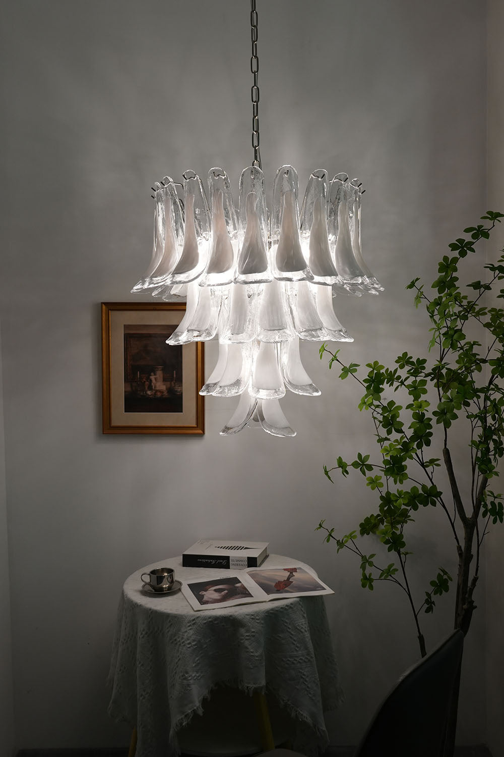 Murano Petals Chandelier