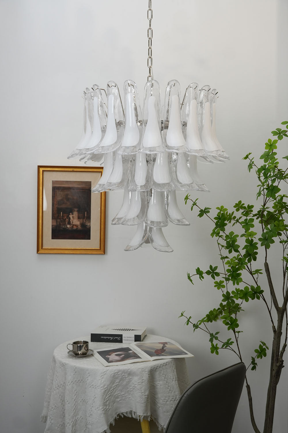 Murano Petals Chandelier