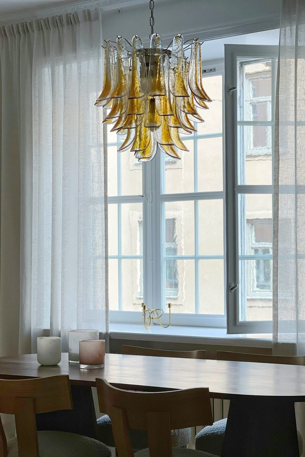 Murano Petals Chandelier