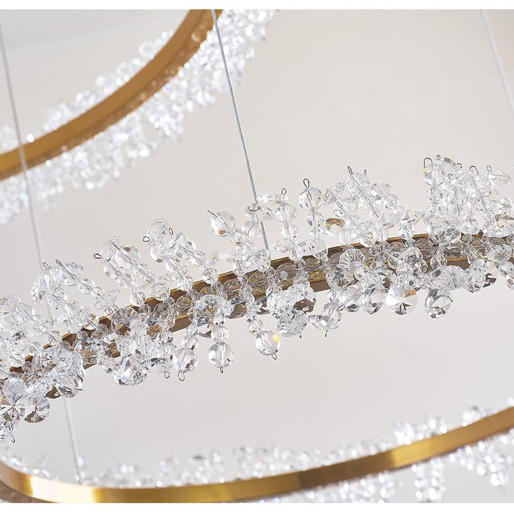 Nolan Halo Crystal Chandelier-Vancei