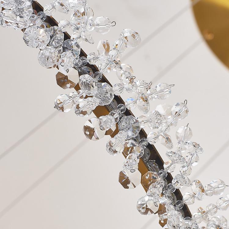 Nolan Halo Crystal Chandelier-Vancei