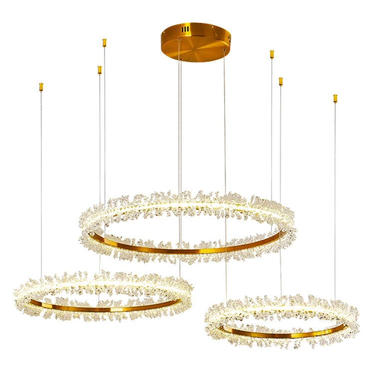 Nolan Halo Crystal Chandelier-Vancei