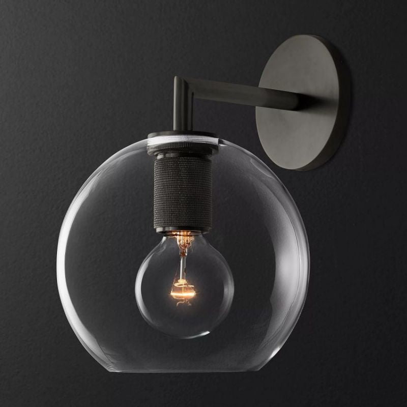 Nist Globe Shade Sconce-Vancei