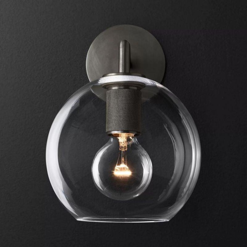 Nist Globe Shade Sconce-Vancei