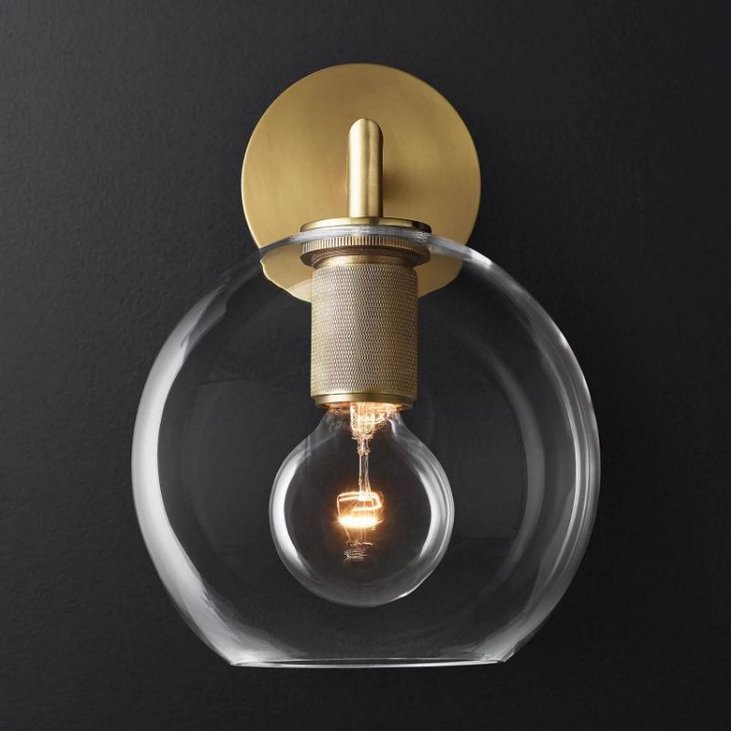 Nist Globe Shade Sconce-Vancei