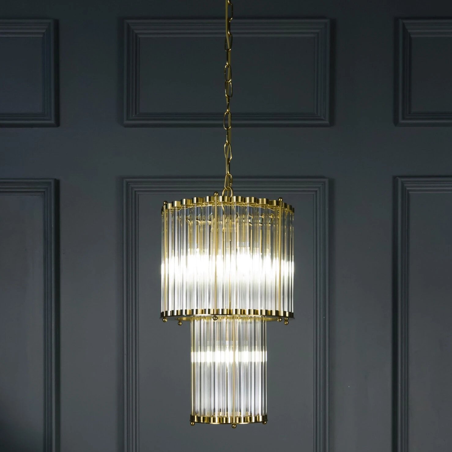 The Double Monza Chandelier – 2 Sizes Available